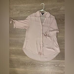 Express Light Pink Button Down Shirt